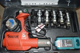 Ridgid RP300-B 14.4v cordless novo press crimper c/w carry case, charger & 2 batteries BPT054A