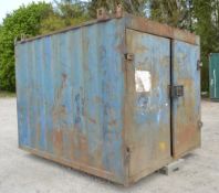 10 ft x 8 ft steel store unit