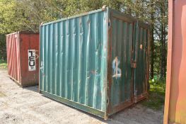 10ft x 8ft steel shipping container