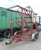 Steve Vicks rwin axle coli pipe trailer Year: 2002 S/N: AB067