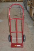 Light duty pneumatic wheeled sack truck New & unused