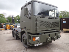 Seddon Atkinson 68 tonne 6 x 4 tractor unit (Ex MOD) VIN: 92521 Recorded k/m's: 125,370 c/w Eaton