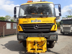 Mercedes Benz 1824 Axor 4 x 4 18 tonne gritting wagon Registration Number: YJ57 GDA Date of