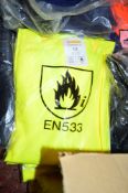 5 - Hi-Viz yellow vests Size L New & unused