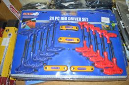 Grip 24 piece Hex driver set New & unused