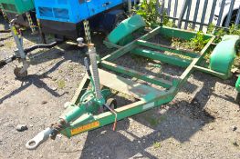 Trailer Engineering single axle bowser trailer **Wheels missing** A433803