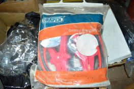 Draper 2 metre battery booster cables New & unused