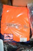 2 - pairs of Hi-Viz orange bibs & braces Size XL New & unused