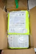 Box of 18 Hi-Viz yellow jackets Sixe XXL New & unused