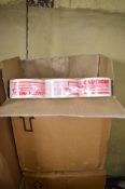 36 - rolls of "Caution" packaging tape New & unused