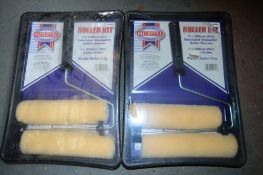 2 - paint roller kits New & unused