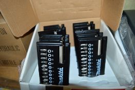 11 - Makita screw bit sets New & unused