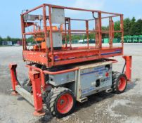 Skyjack SJ66826 26 ft rough terrain 4WD diesel driven scissor lift Year: S/N: 37001288