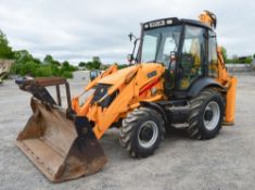 JCB 3CX Super back hoe loader Year: 2007 S/N: 1327544 Recorded Hours: 4446 c/w 4 -in-1 bucket, forks