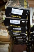 9 - pairs of Trucker black safety boots/shoes Size 7 New & unused