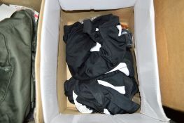 5 - black polo shirts various sizes New & unused