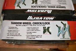 Ultra Tow tandem wheel chock/lock New & unused