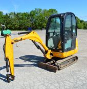 JCB 801.6 1.5 tonne rubber tracked excavator Year: 2012 S/N: 1795008 Recorded Hours: 1310 piped,