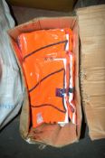 Box of 5 Hi-Viz orange vests Size L New & unused