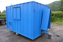 Groundhog mobile welfare steel anti vandal welfare unit