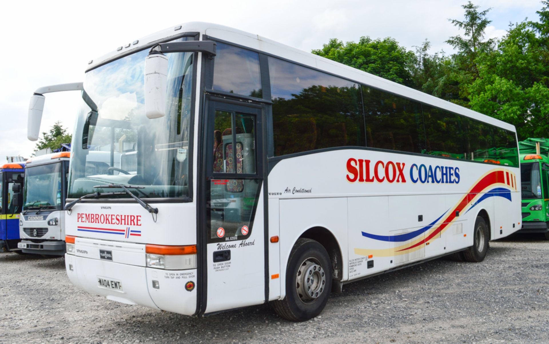 Volvo B12M Van Hool Alize 53 seat luxury coach Registration Number: WA04 EWT Date of registration: