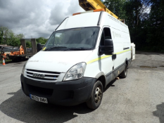 Iveco 50 C15 LWB panel van MEWP Registration Number: AE08 KNU Date of Registration: 28/04/2009 MOT