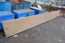 20 ft aluminium staging board **Wood damaged**