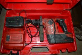 Hilti TE6-A36 36v cordless hammer drill c/w charger, 2 batteries & carry case A601153