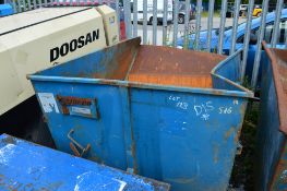 Steel tipping skip A565338