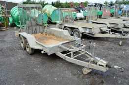 Indespension 9 ft x 4 ft tandem axle plant trailer S/N: 27094BAP A536839