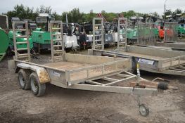 Indespension 10 ft x 6 ft tandem axle plant trailer A579633 S/n 106436