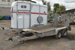Ifor Williams GH 105 10' by 5'6" tandem axle plant trailer