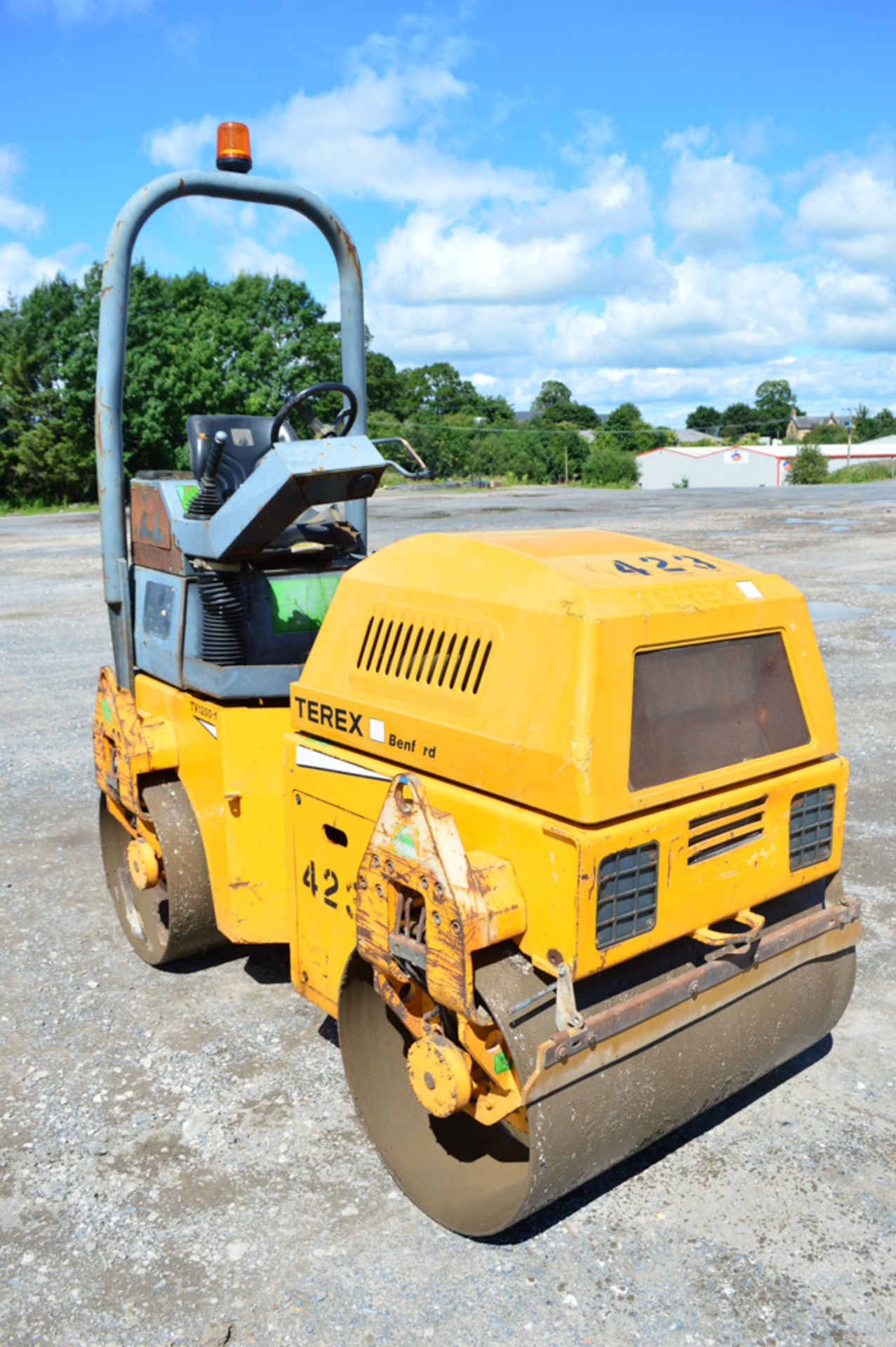 Benford Terex TV1200 double drum ride on roller Year: 2002 S/N: E210CC232 Recorded Hours: Clock