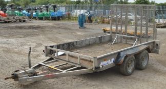 Indespension 10 ft x 6 ft tandem axle plant trailer A555536 S/n 101950