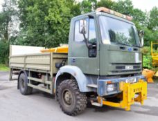 Iveco Cargo 95E21 4x4 10 tonne dropside lorry (Ex MOD) Registration Number: Y201 AVF Date of