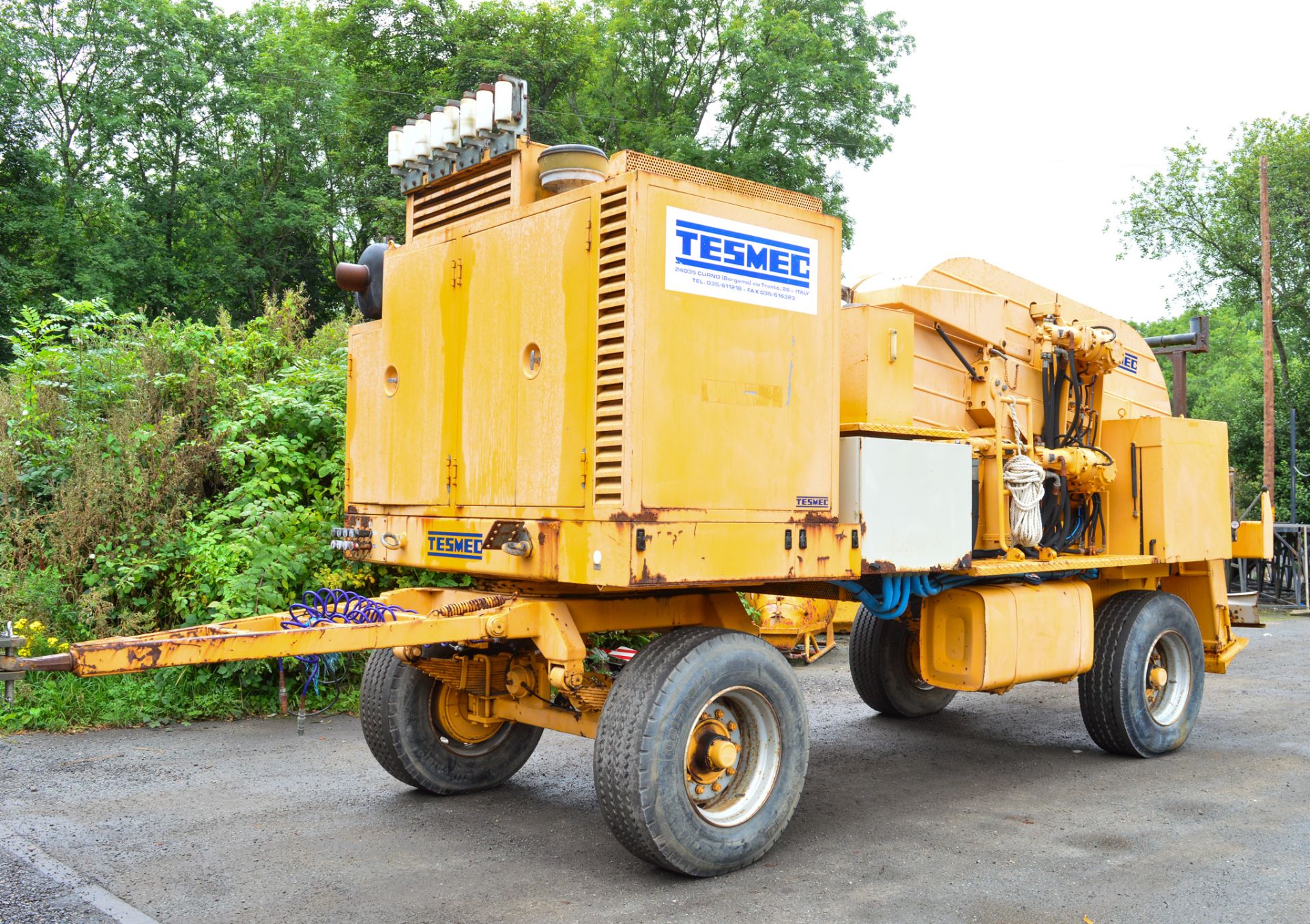 Tesmec 882,160/83 diesel driven cable puller/tensioner winch Year: 1996 S/N: 22267051 Recorded - Image 3 of 6