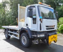 Iveco Eurocargo E5 110E22 4x4 flat bed lorry (Ex MOD) Registration Number: NU59 LJN Date of