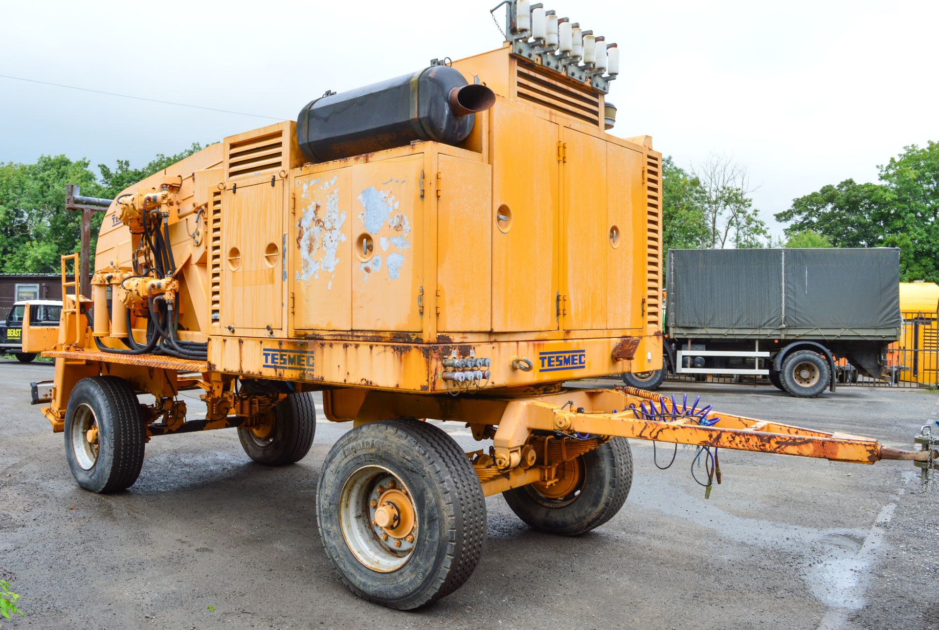 Tesmec 882,160/83 diesel driven cable puller/tensioner winch Year: 1996 S/N: 22267051 Recorded - Image 2 of 6