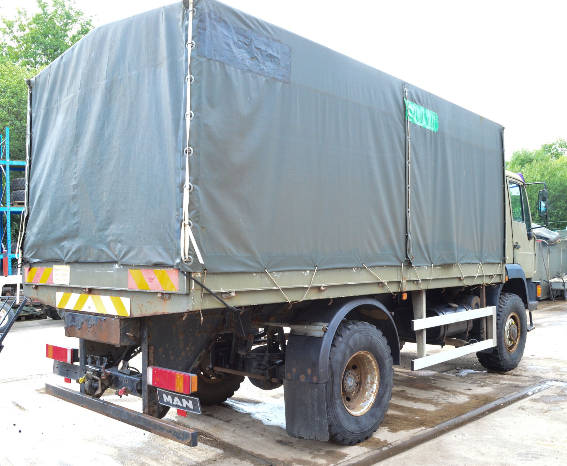 MAN 4x4 dropside lorry (Ex MOD) Registration Number: PX53 UUL Date of Registration:  MOT expires: - Image 3 of 8