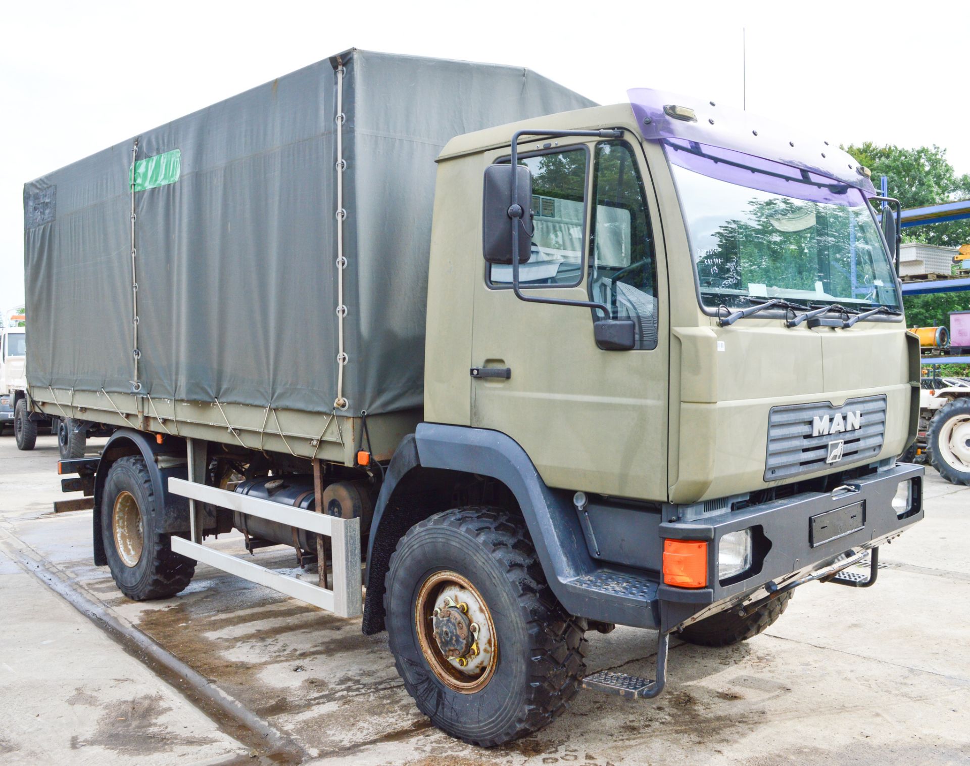 MAN 4x4 dropside lorry (Ex MOD) Registration Number: PX53 UUL Date of Registration:  MOT expires: - Image 4 of 8