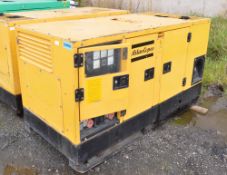 Atlas Copco QAS28 28 kva diesel driven generator Recorded Hours: 4216 GEN094
