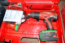 Hilti SFH 22-A cordless drill c/w 2 batteries, charger & carry case BEBOH686H