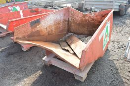 Steel tipping skip A635446