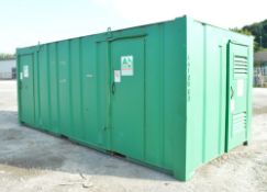 21 ft x 9 ft steel anti vandal welfare unit comprising of: canteen area, toilet & generator room c/w