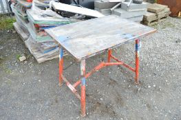 Steel site bench