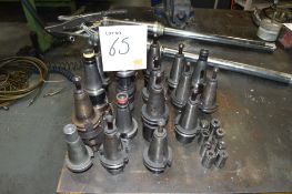 Quantity of tool holders & collets