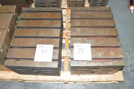 2 - cast iron boxes Dimensions: 450mm x 310mm x 230mm