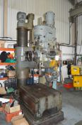 Archdale radial arm drill c/w 1070mm x 840mm box table