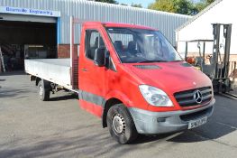 Mercedes Benz Sprinter 311 CDI LWB dropside pick up Registration Number: SH09 OPS Date of