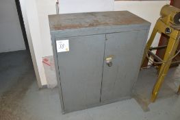 3 - steel cabinets & contents of paint & consumables